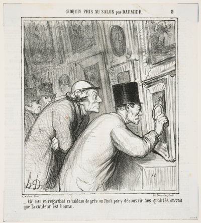 Well, if you look very closely, you might end up finding some quality! The colour seems to be good by Honoré Daumier